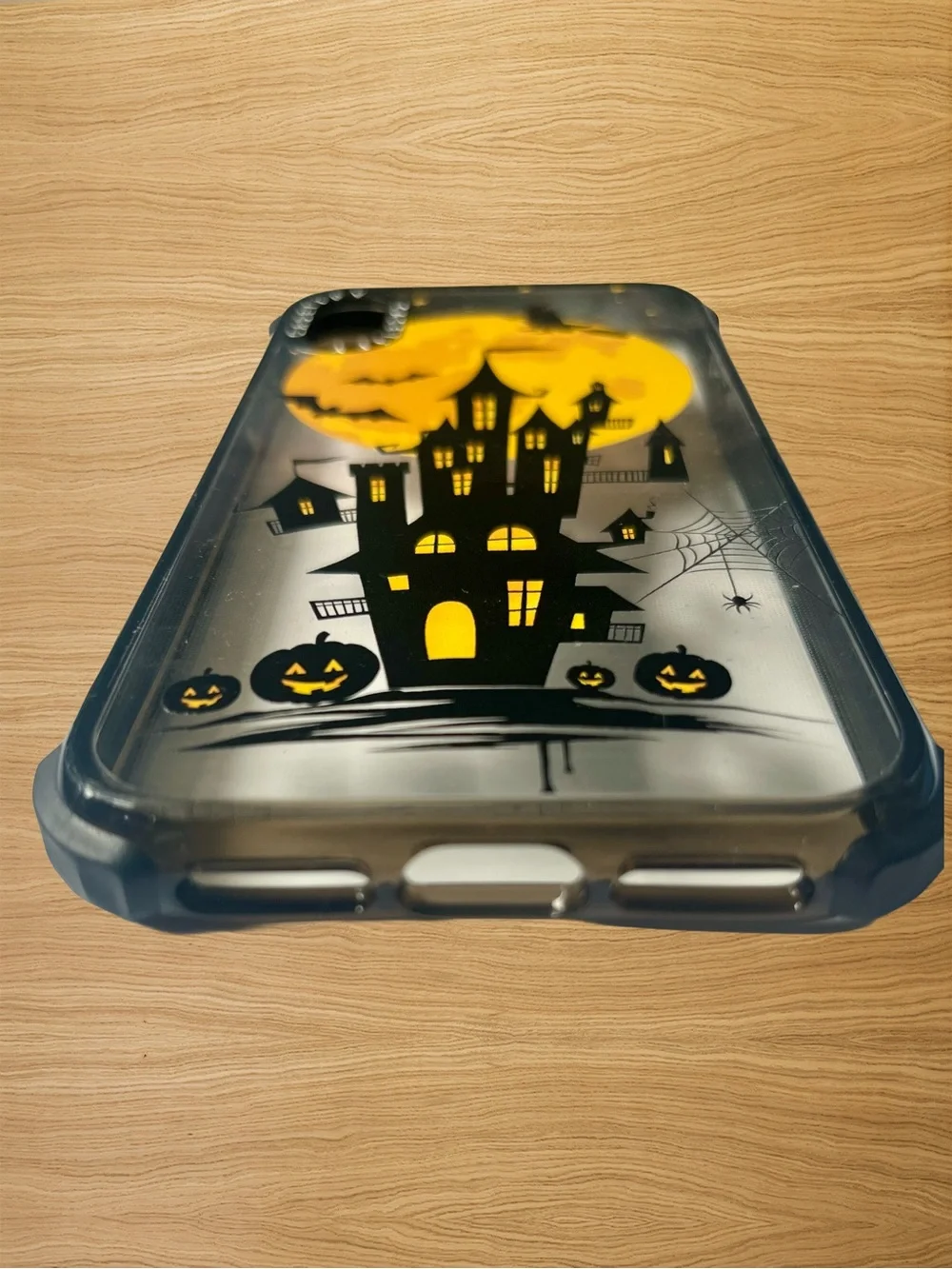 Casetify Halloween Haunted Castle iPhone Case - Yellow & Black